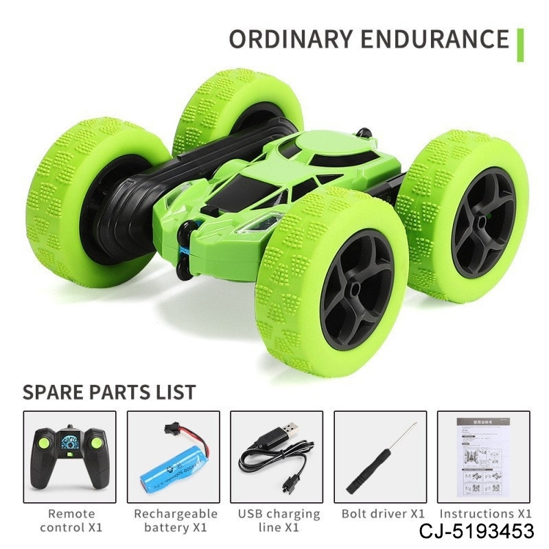 Double-sided stunt 4WD remote control car