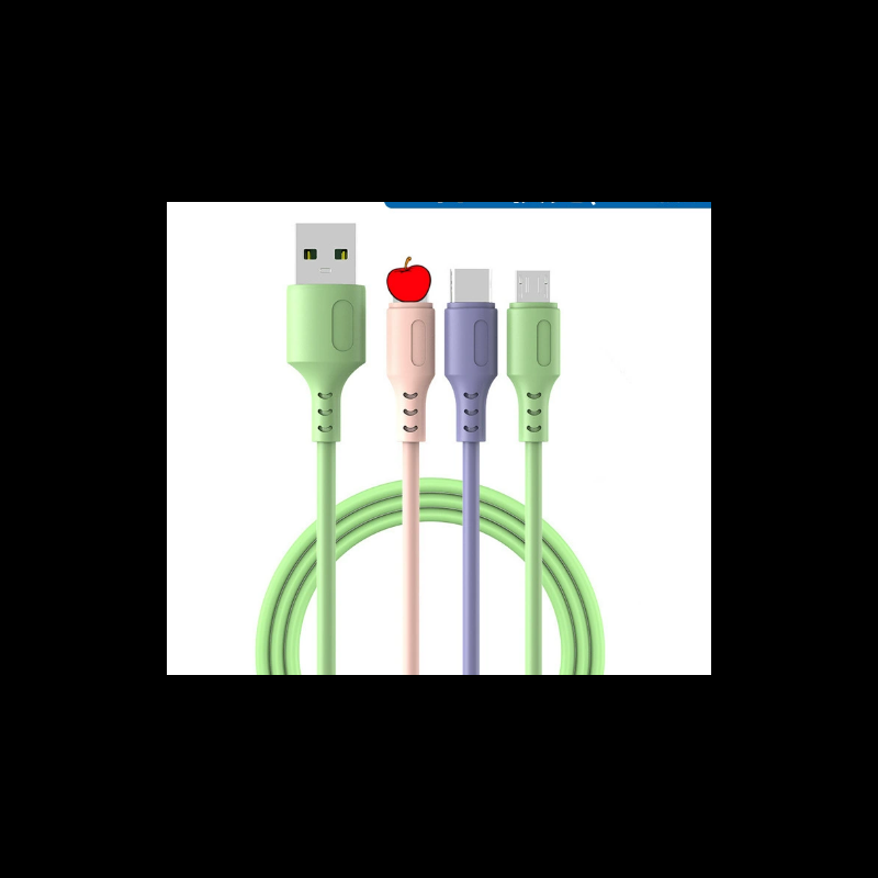 3-in-1 fast charging data cable
