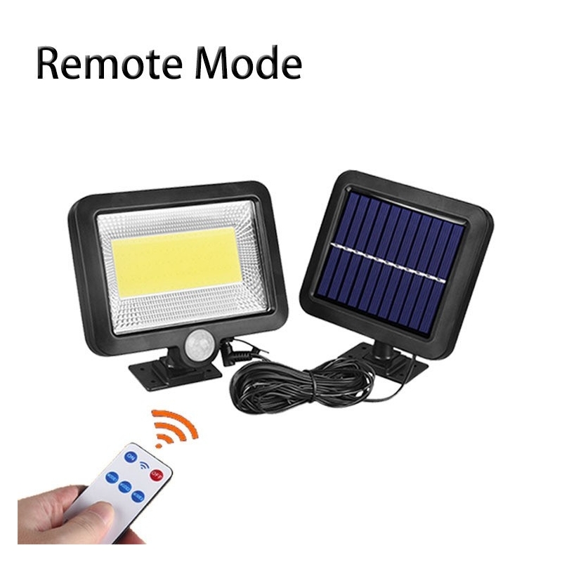 LED solar motion sensor wall light