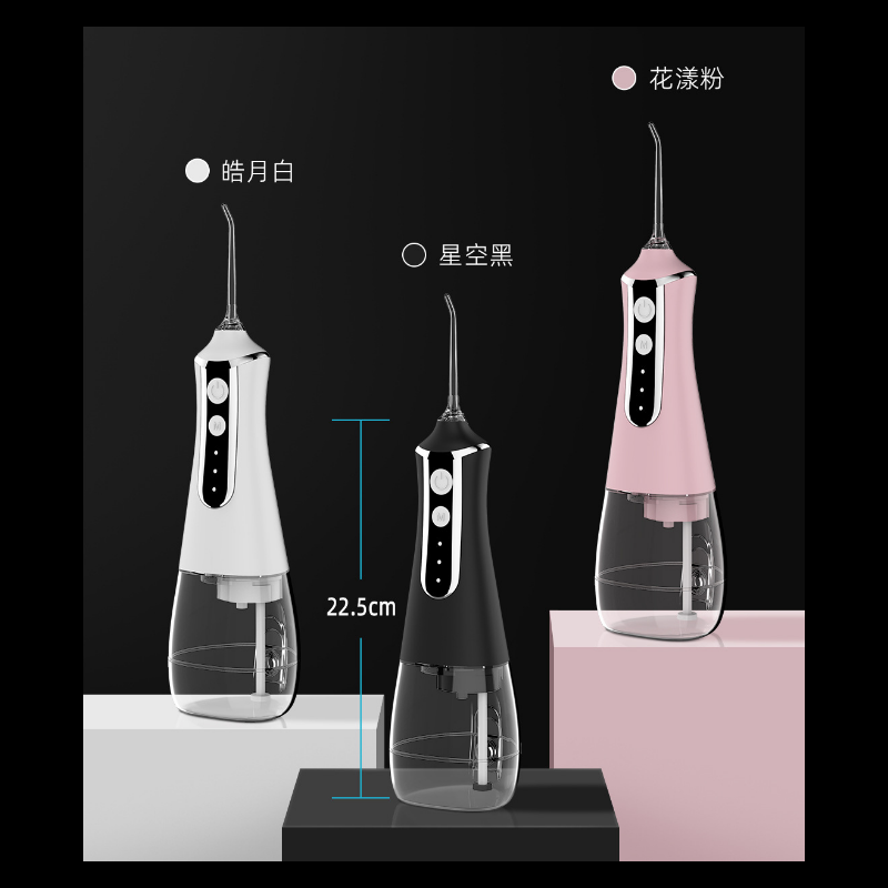 Piston pump water flosser