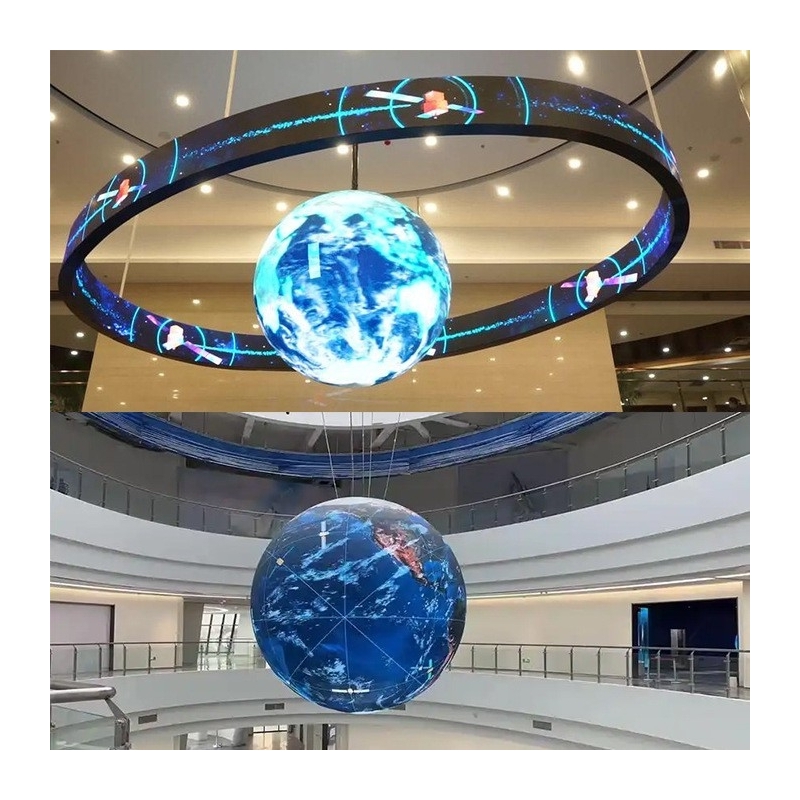 LED ball-shaped display