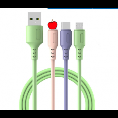 3-in-1 fast charging data cable