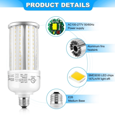 UL DLC certified LED corn light;