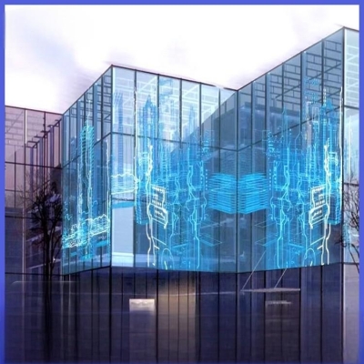 LED transparent screen