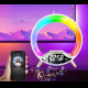 Triple wireless charging multi-functional colorful night light; 