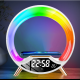 Triple wireless charging multi-functional colorful night light; 