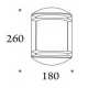 LED wall light