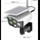 LED solar-powered monitored street light