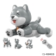 Remote control smart early education programming cute pet interactive stunt touch robot dog
