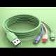 3-in-1 fast charging data cable