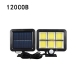 LED solar motion sensor wall light