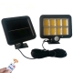 LED solar motion sensor wall light