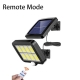LED solar motion sensor wall light