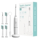 Electric toothbrush and dental cleaner 2-in-1 induction type