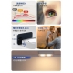 LED ultra-thin surface-mounted full-aluminum cylinder lamp