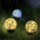 Solar crack garden lamp